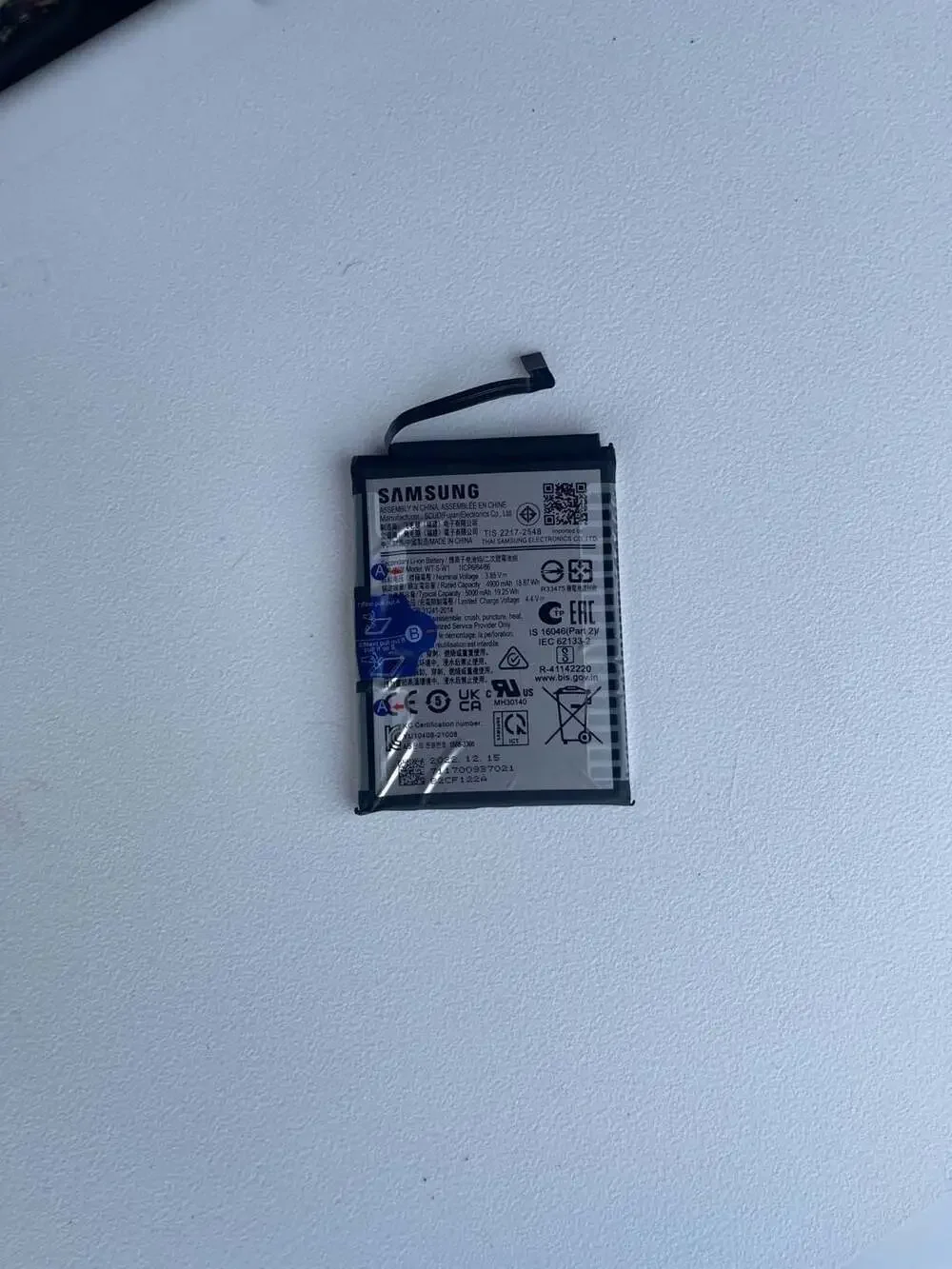 Genuine Samsung WT-S-W1 Battery Replacement 5000mAh for Galaxy A14 5G, A22 5G, A